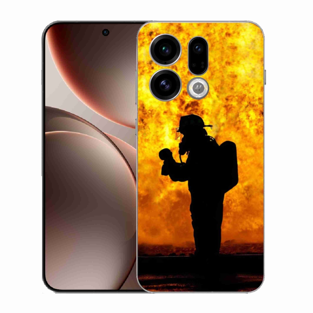 Gél borítás mmCase az Oppo Find X9 számára - tűzoltó
