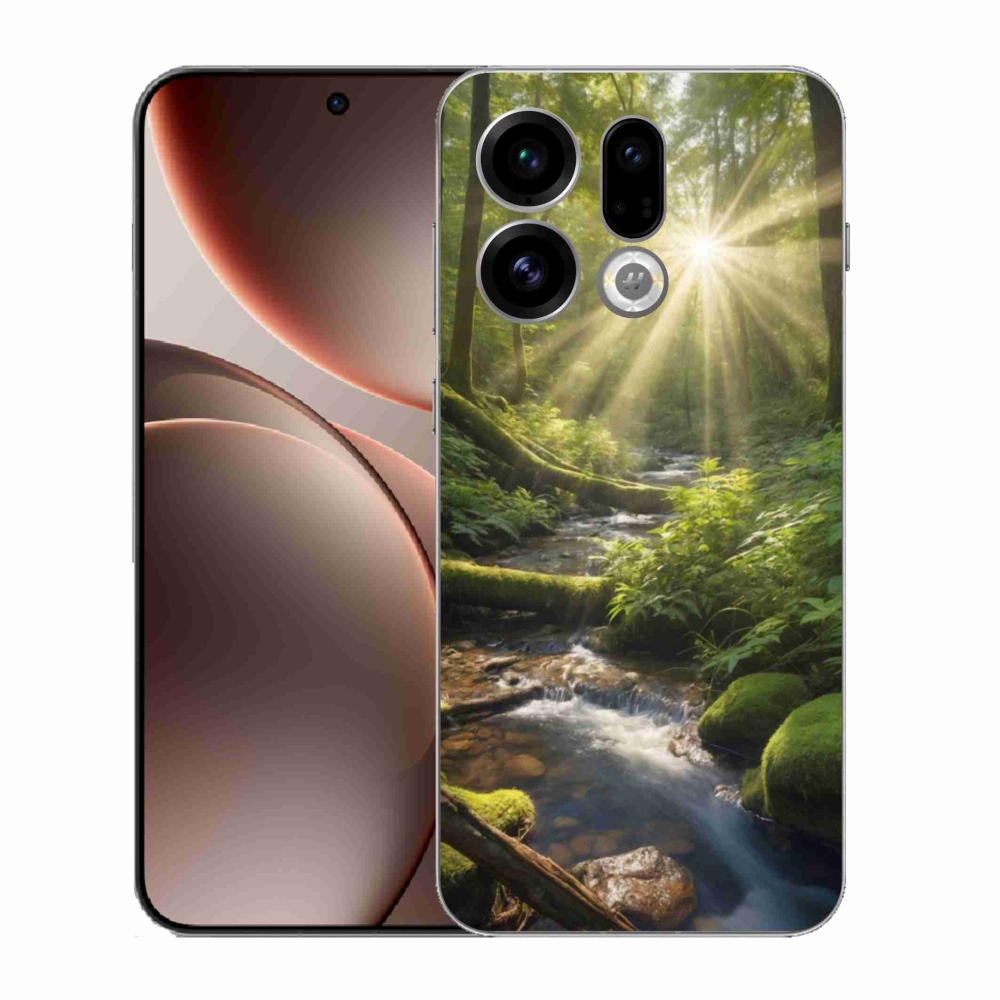 Gél borítás mmCase az Oppo Find X9 számára - az erdő mélysége