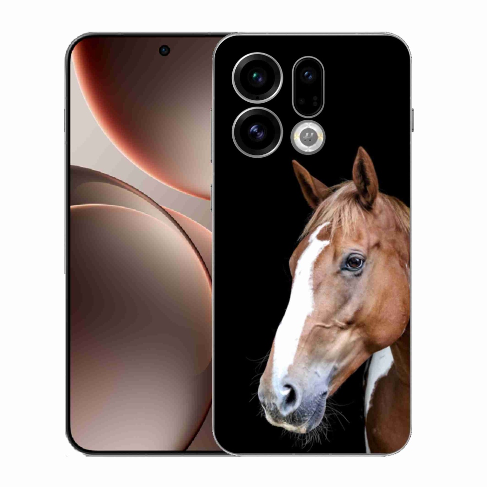 Zselés borítás mmCase Oppo Find X9 - barna ló 3