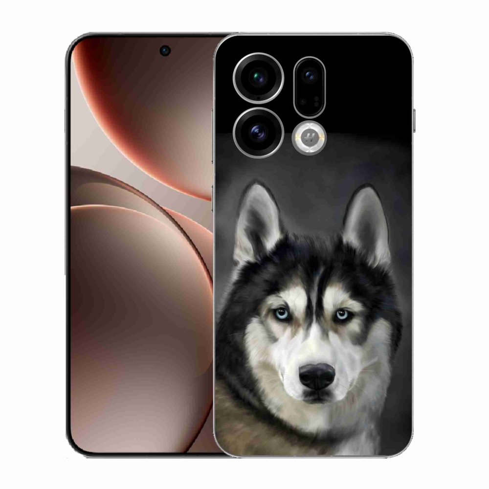 Gél borítás mmCase az Oppo Find X9 számára - husky