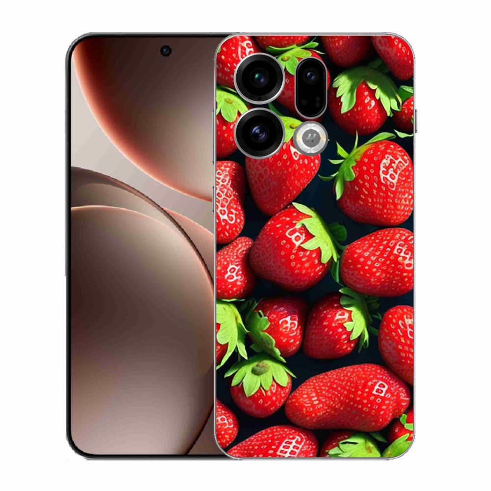 Gél borítás mmCase az Oppo Find X9-hez - eper