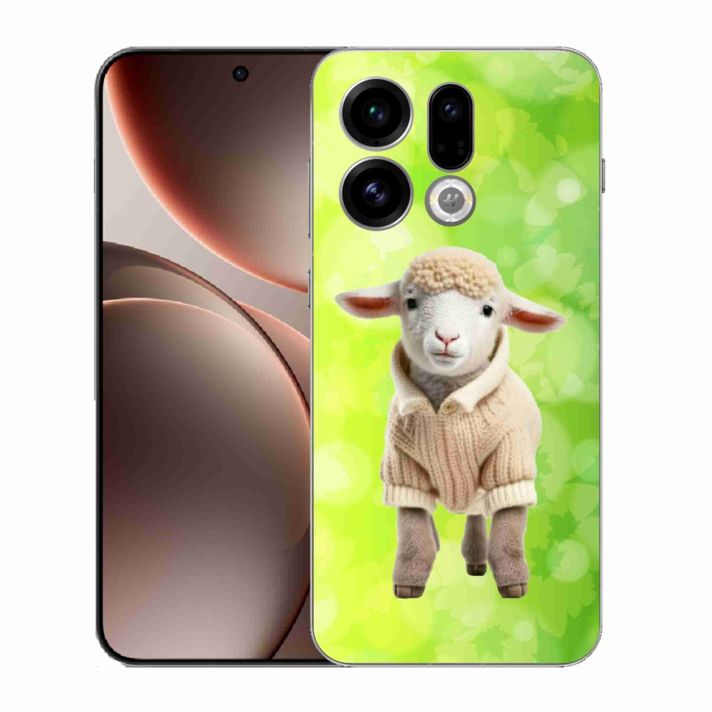 Gél borítás mmCase az Oppo Find X9-hez - bárány pulóverben