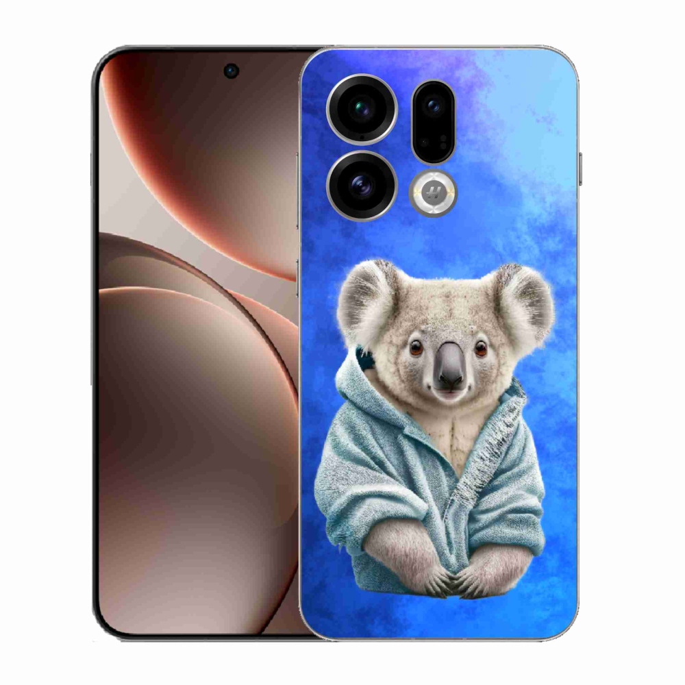 Gél borítás mmCase az Oppo Find X9-hez - koala pulóverben