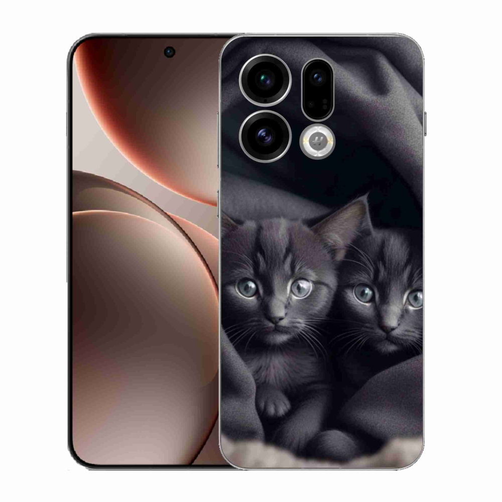 Gél borítás mmCase az Oppo Find X9 számára - cat duo