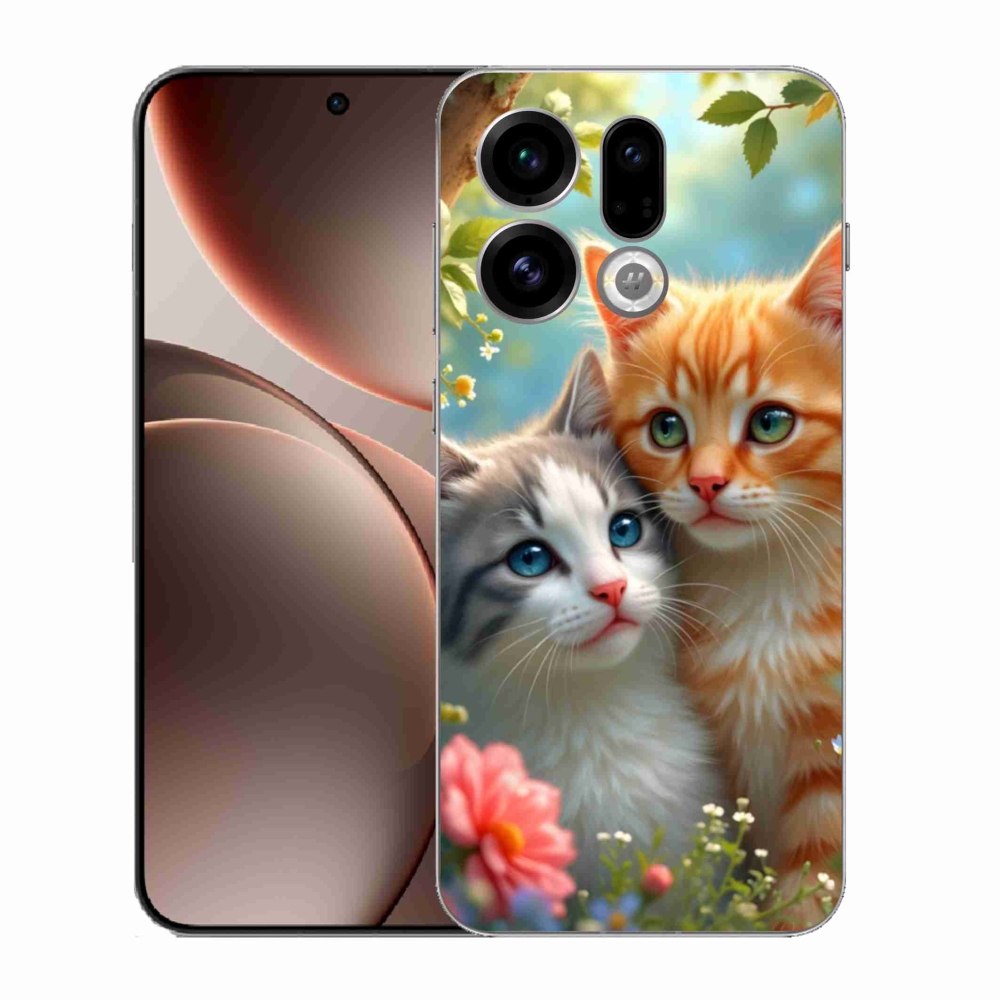 Gél borítás mmCase az Oppo Find X9-hez - macskaszerelem 2