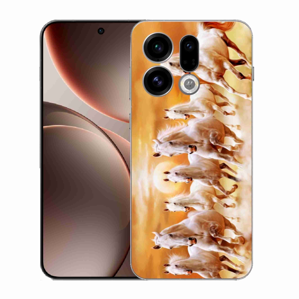 Gél borítás mmCase az Oppo Find X9-hez - lovak 2