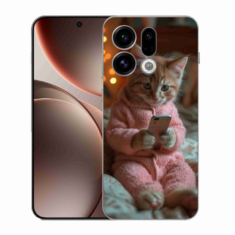 Gél borító mmCase az Oppo Find X9-hez - baba a mobillal