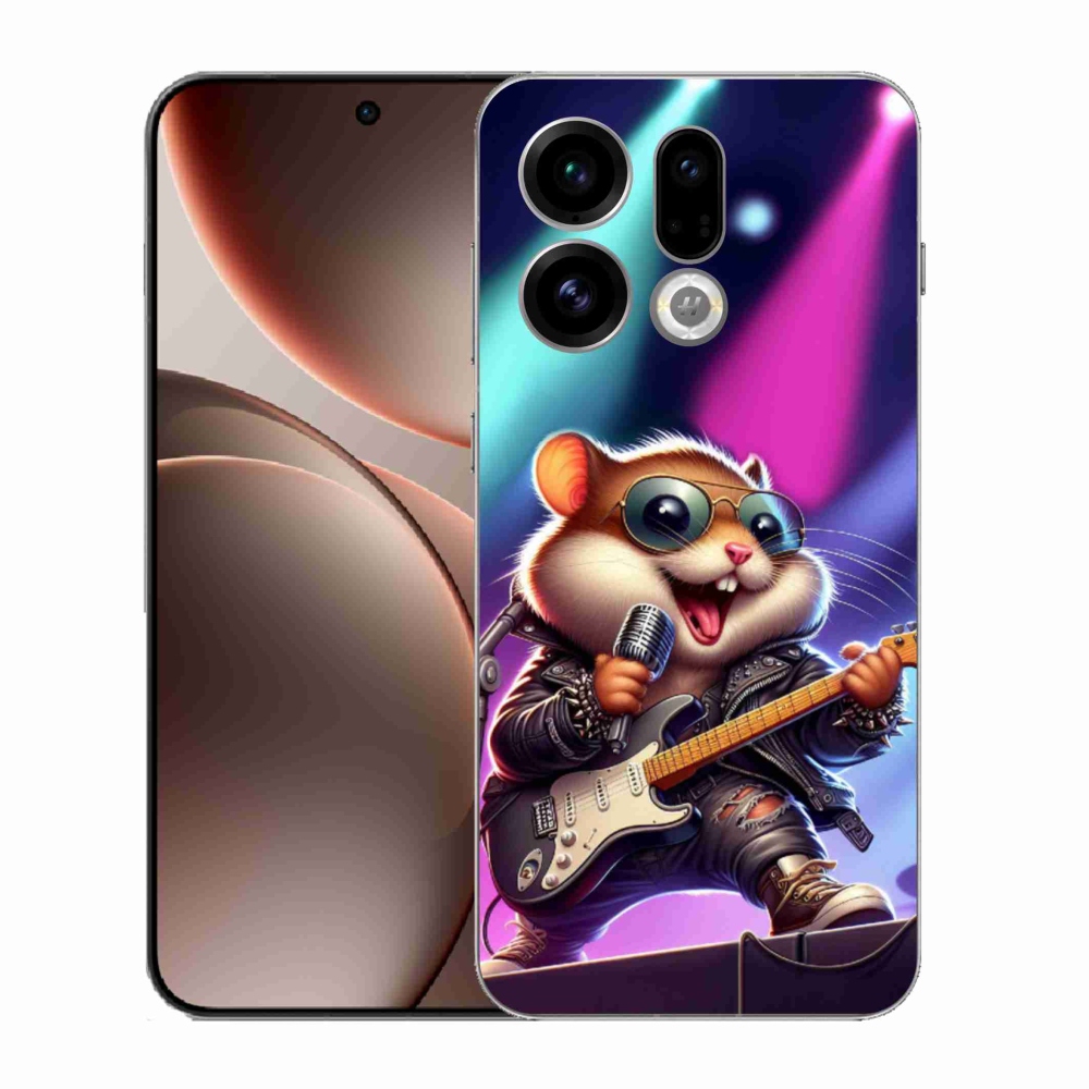 Gél borítás mmCase az Oppo Find X9 számára - hörcsög rocker