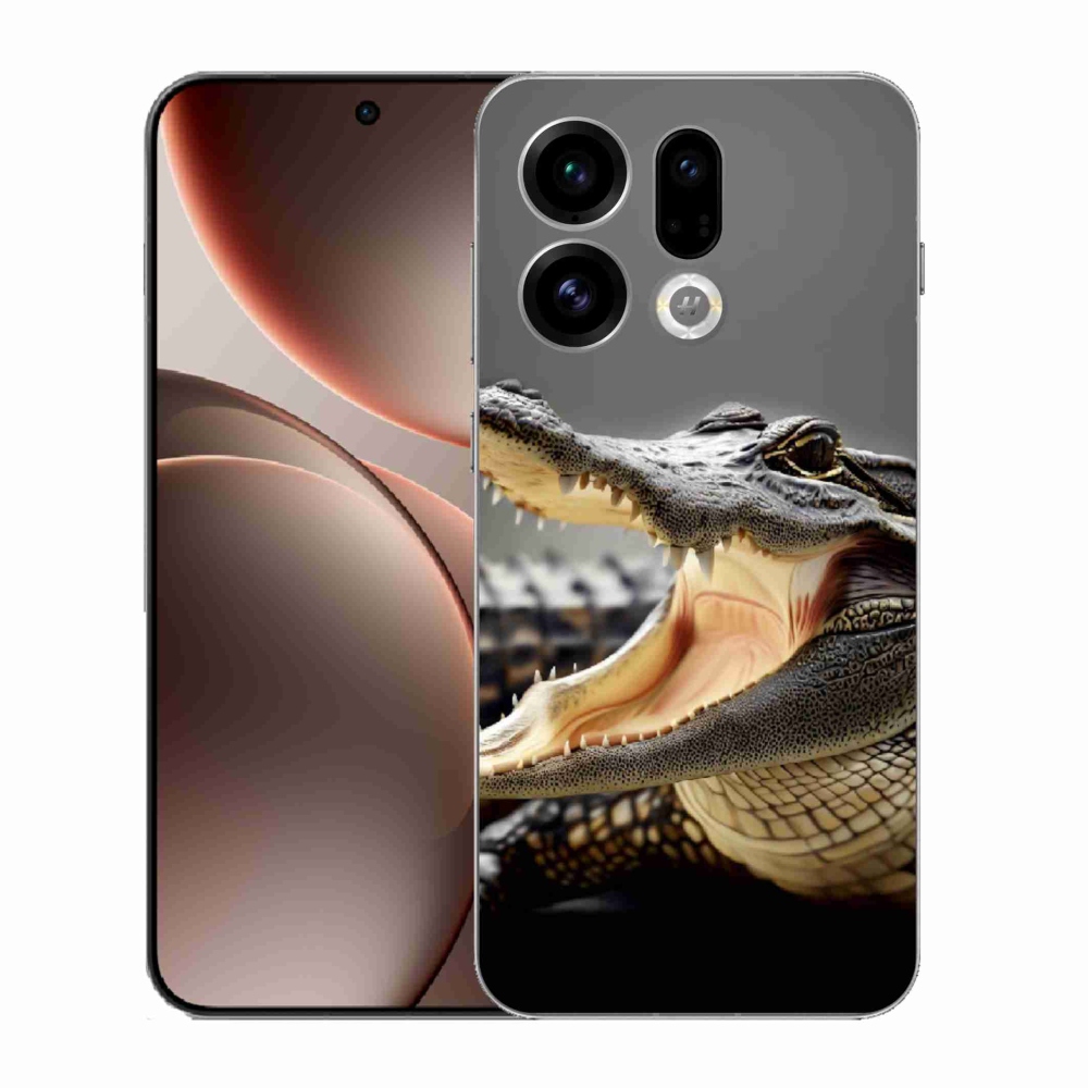 Gél borító mmCase az Oppo Find X9-hez - krokodil