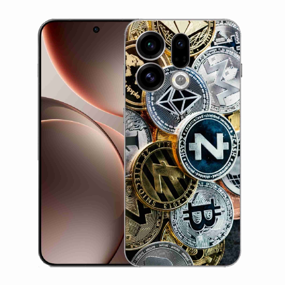 Gél borító mmCase az Oppo Find X9 számára - kriptovaluták