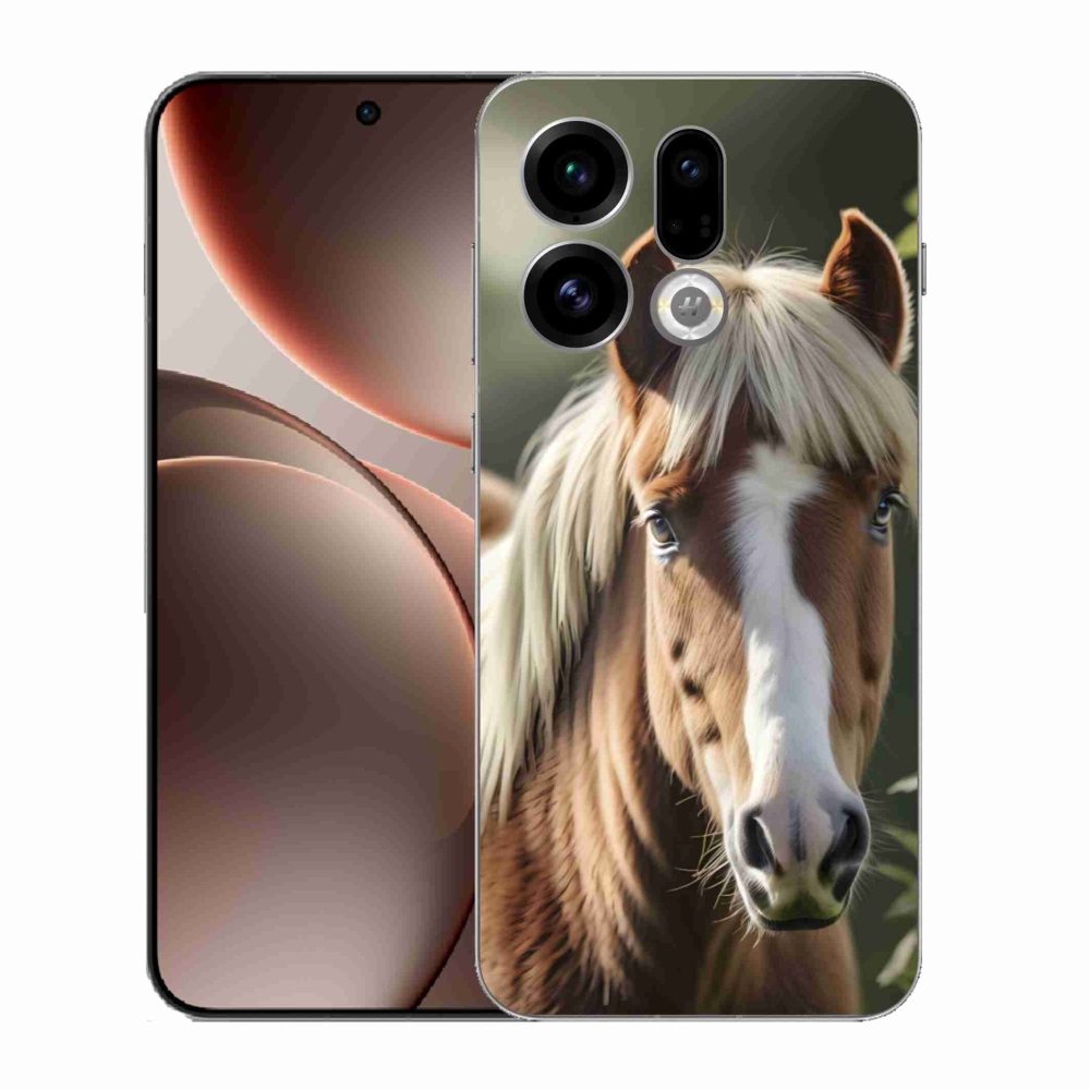 Gél borítás mmCase az Oppo Find X9-hez - ló könnyű sörénnyel