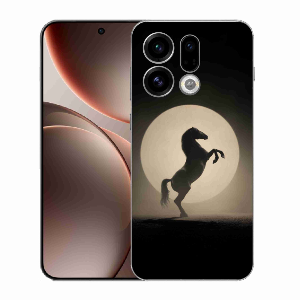 Gél borítás mmCase az Oppo Find X9-hez - ló sziluettben