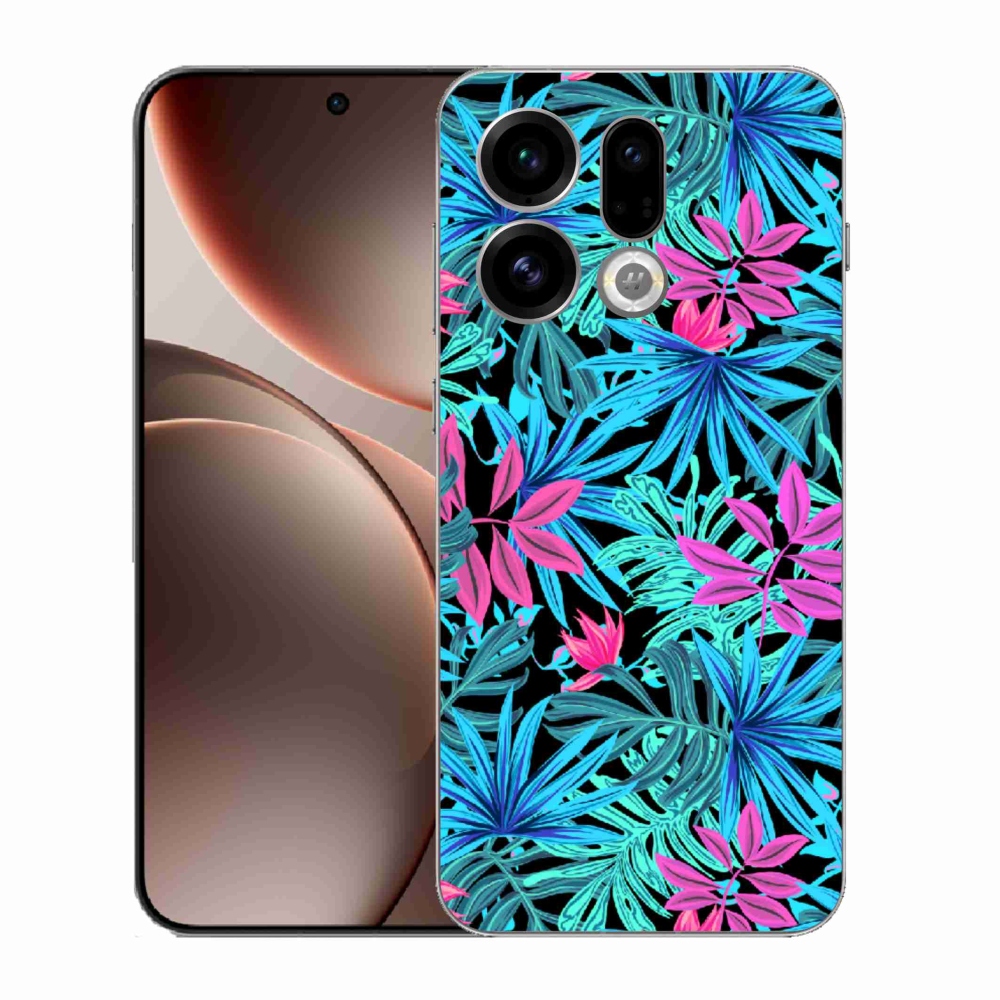Gél borító mmCase az Oppo Find X9-hez - virágok 3
