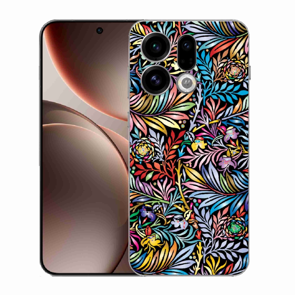 Gél borító mmCase az Oppo Find X9-hez - virágok 5