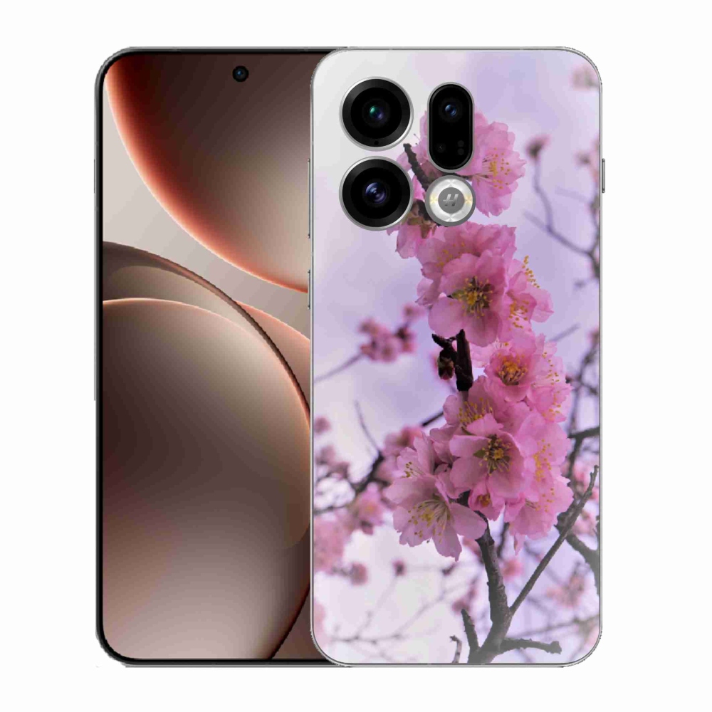 Gél borító mmCase az Oppo Find X9-hez - virágok 7