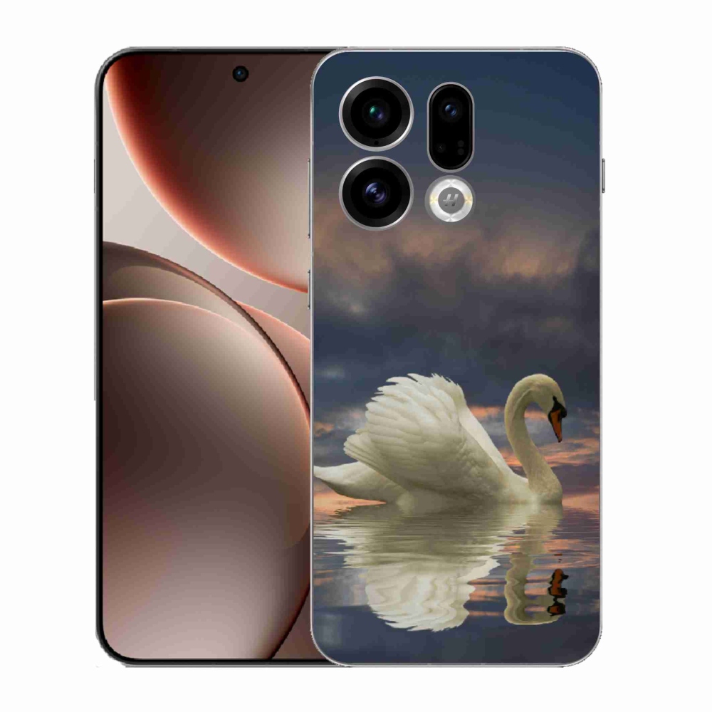 Gél borítás mmCase az Oppo Find X9-hez - hattyú