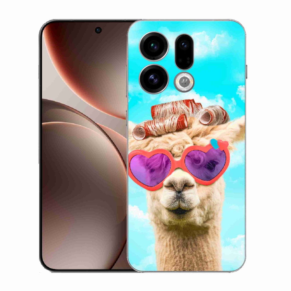 Gél borítás mmCase az Oppo Find X9-hez - szemüveges láma