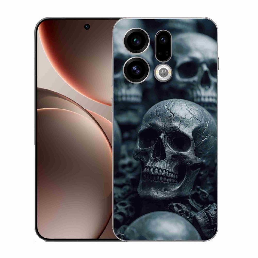 Gél borítás mmCase az Oppo Find X9-hez - koponya 2