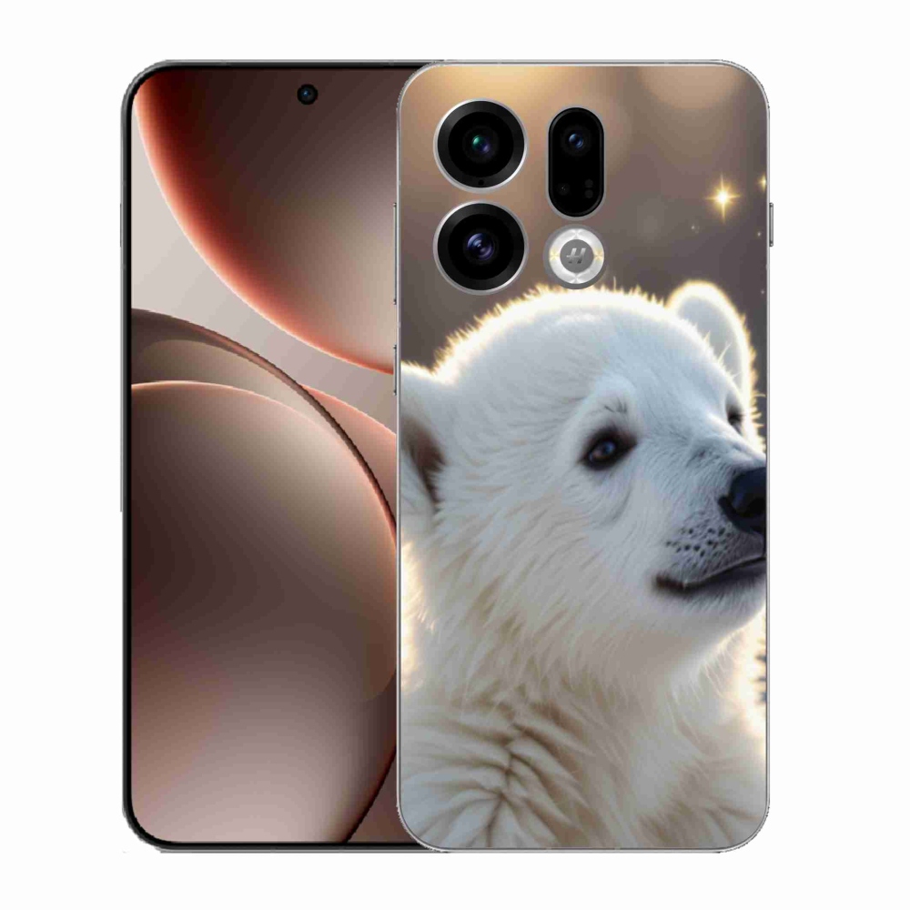 Gél borítás mmCase az Oppo Find X9-hez - jegesmedve