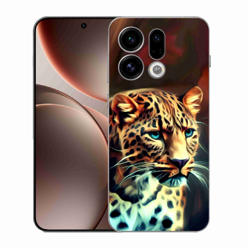 Gél borítás mmCase az Oppo Find X9-hez - leopárd