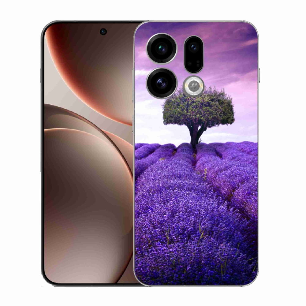 Gél borítás mmCase az Oppo Find X9-hez - levendula rét