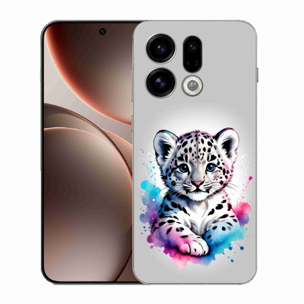 Gél borítás mmCase az Oppo Find X9-hez - leopárd kölyök