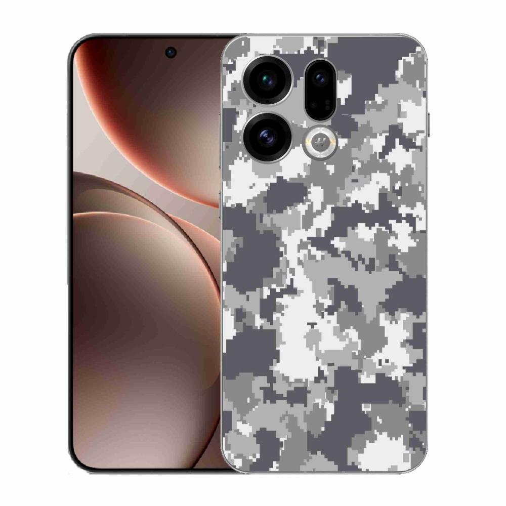 Gél borítás mmCase az Oppo Find X9-hez - terepszínű minta 2