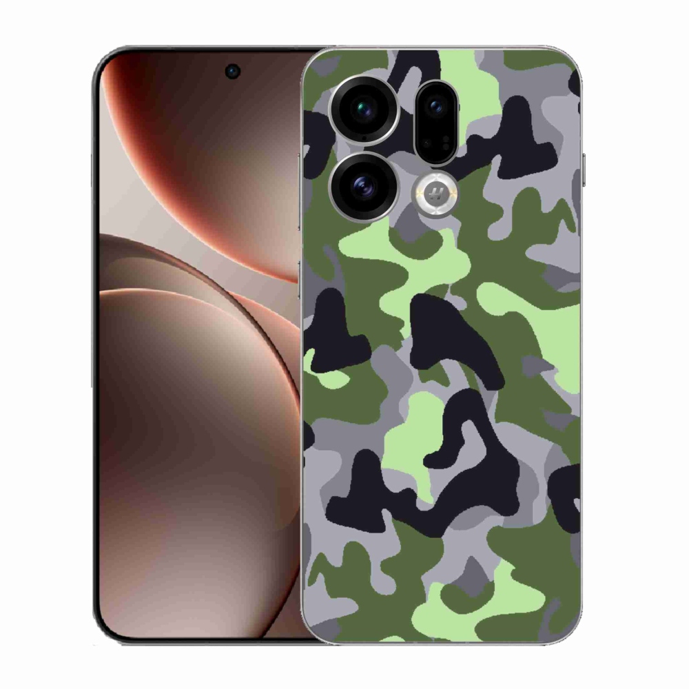 Gél borítás mmCase az Oppo Find X9-hez - álcázó minta 7