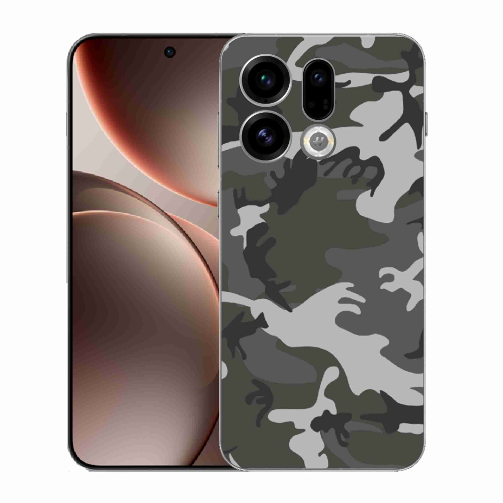 Gél borítás mmCase az Oppo Find X9-hez - álcázó minta