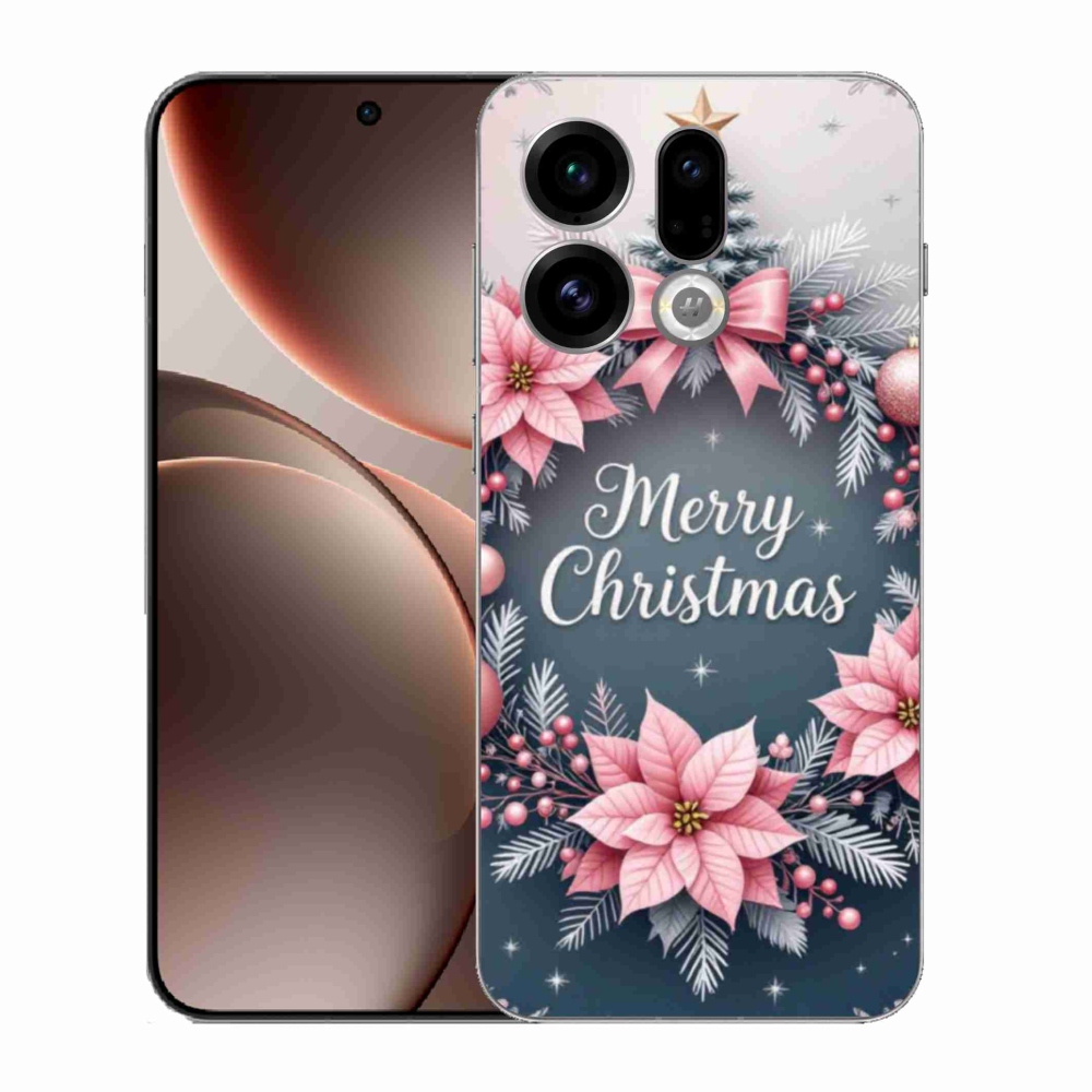 Gél borító mmCase az Oppo Find X9-hez - boldog karácsonyt!