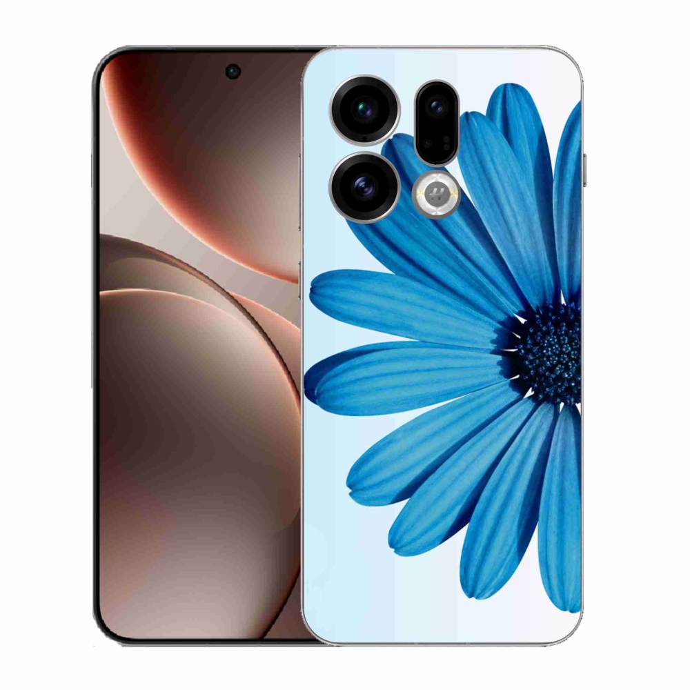 Zselés borítás mmCase az Oppo Find X9 készülékhez - kék százszorszép