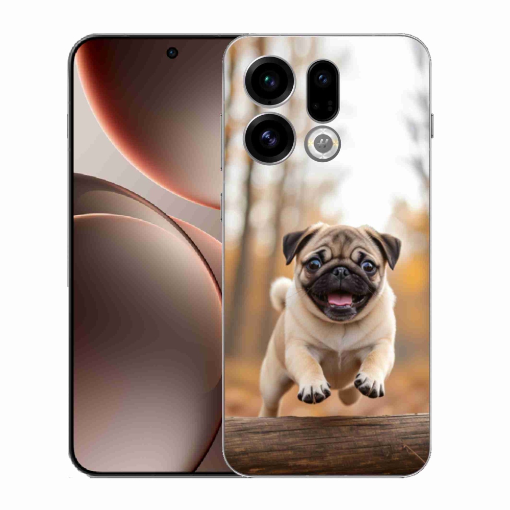 Gél borítás mmCase az Oppo Find X9-hez - mopsz 2