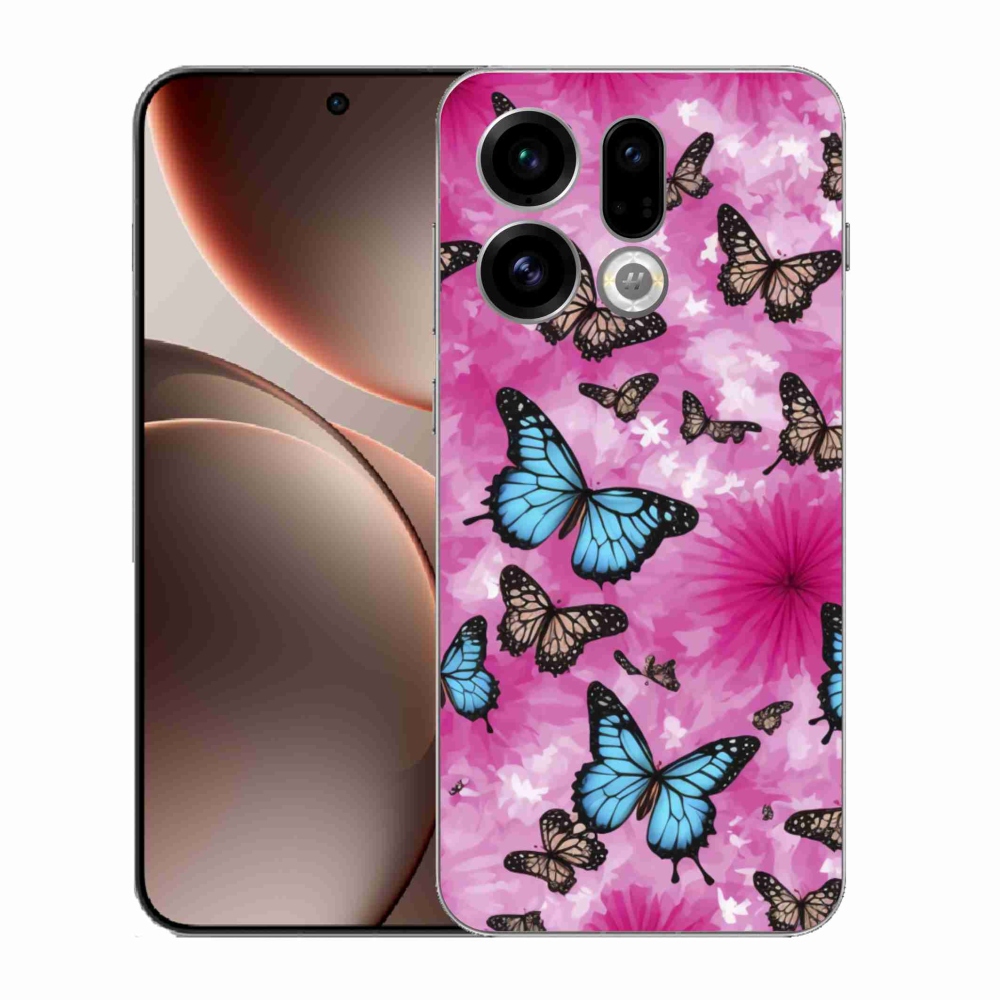 Gél borítás mmCase az Oppo Find X9-hez - pillangókert