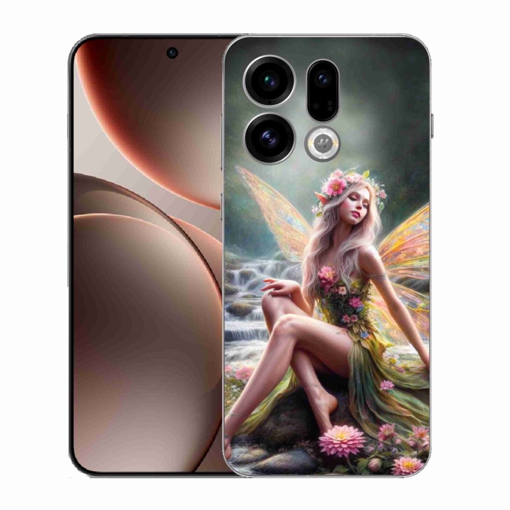 Gél borítás mmCase az Oppo Find X9-hez - pillangó nő 1