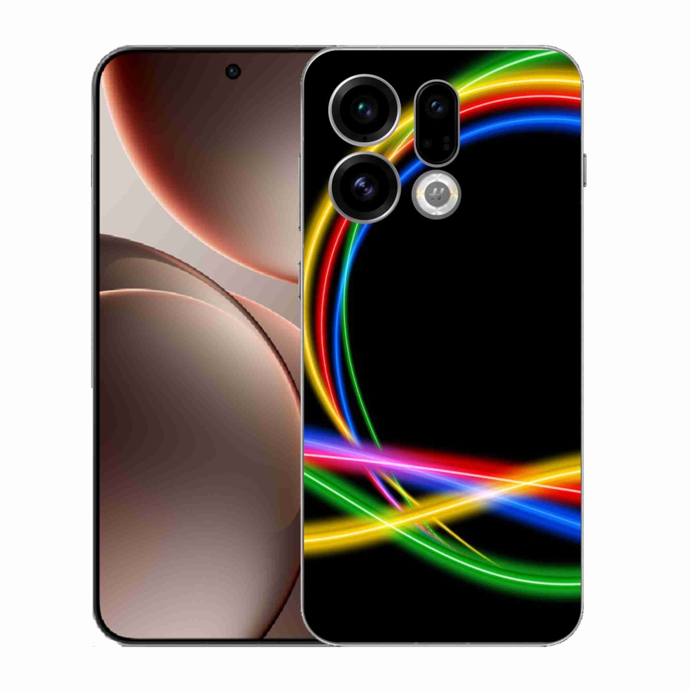 Gél borítás mmCase az Oppo Find X9 számára - neon körök