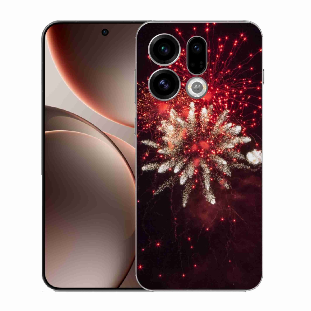 Gél borítás mmCase az Oppo Find X9-hez - tűzijátékok