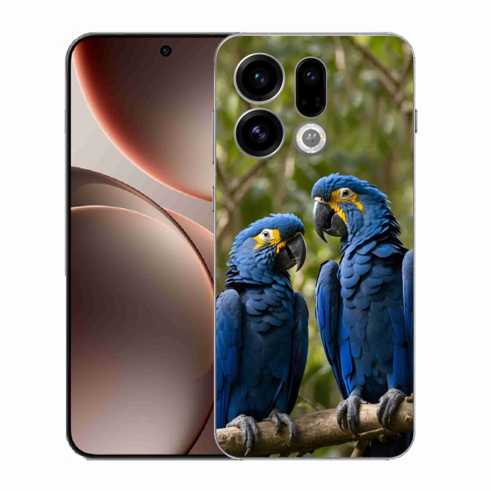 Gél borítás mmCase az Oppo Find X9 készülékhez - papagáj duó