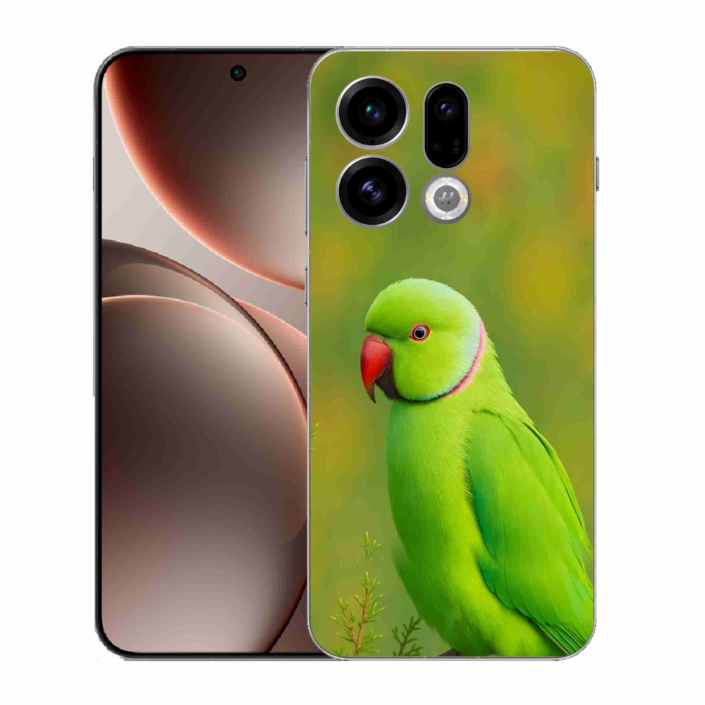 Gél borítás mmCase az Oppo Find X9-hez - papagáj Alexander 2