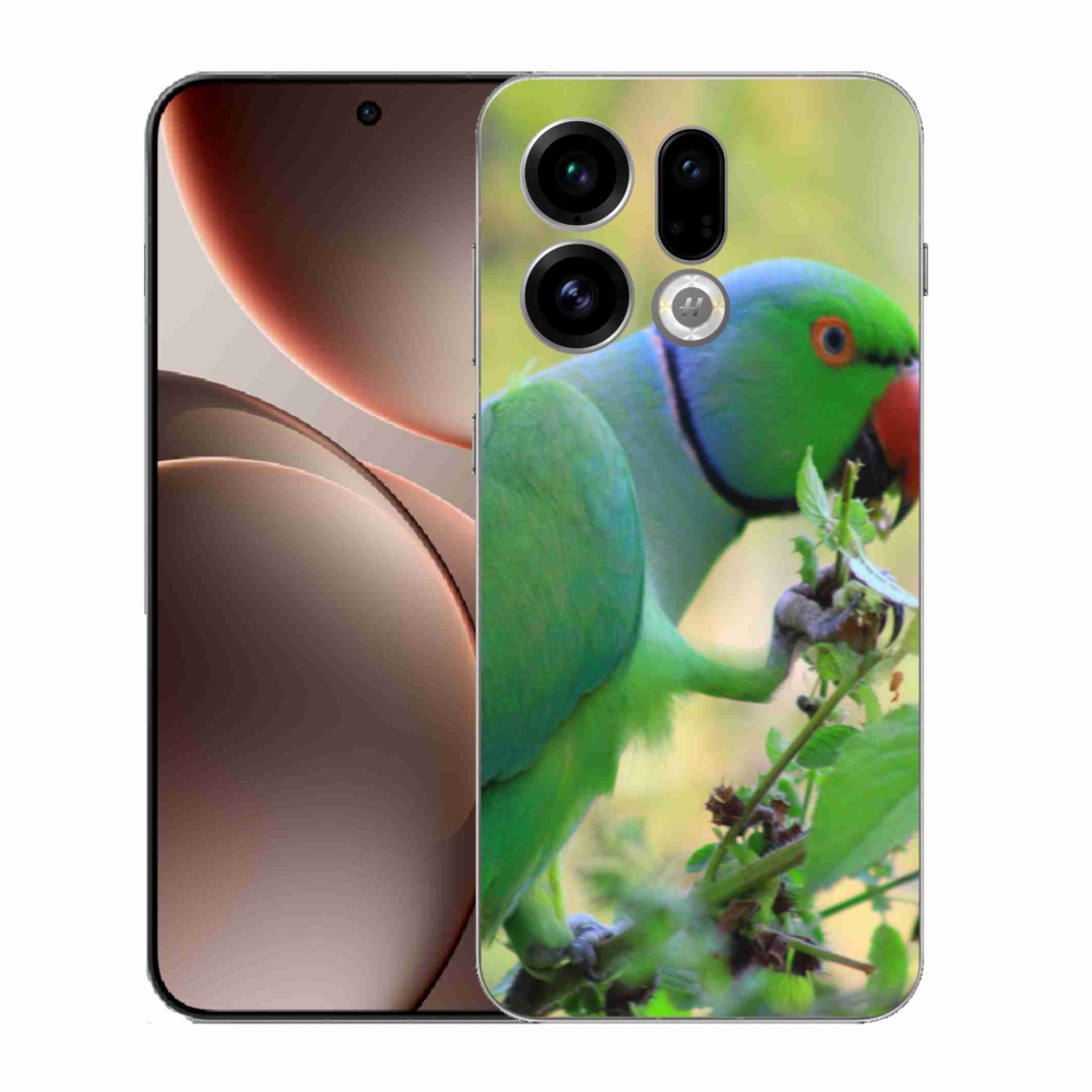Gél borítás mmCase az Oppo Find X9-hez - papagáj alexandr