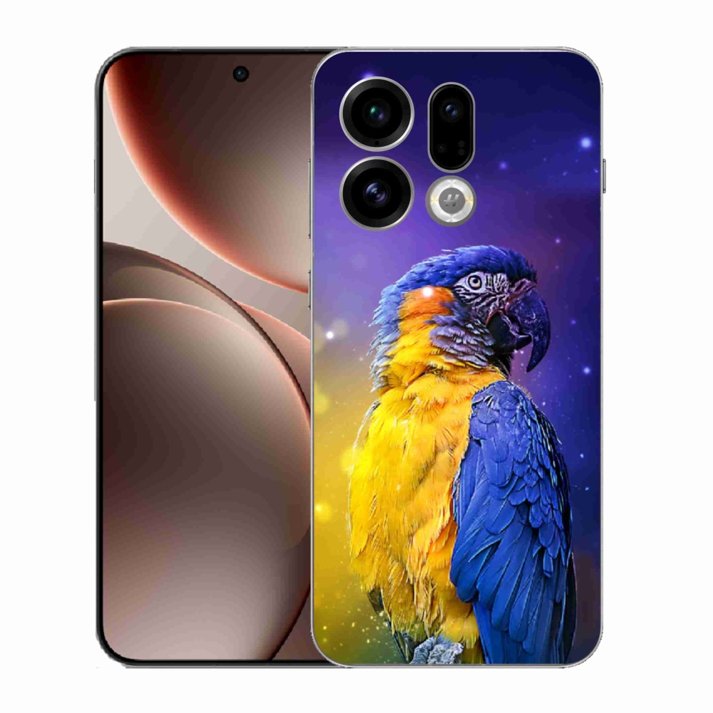 Gél borítás mmCase az Oppo Find X9-hez - papagáj ara 1