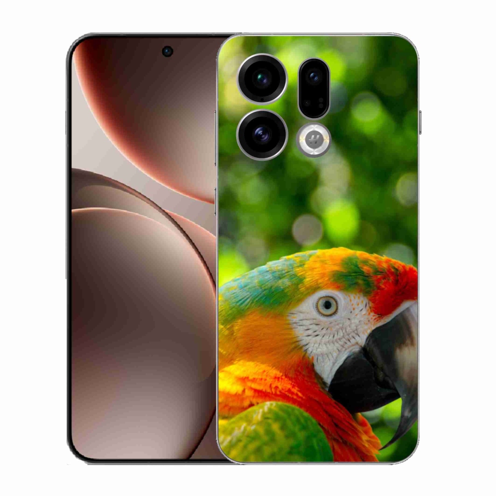 Gél borítás mmCase az Oppo Find X9-hez - papagáj ara 3