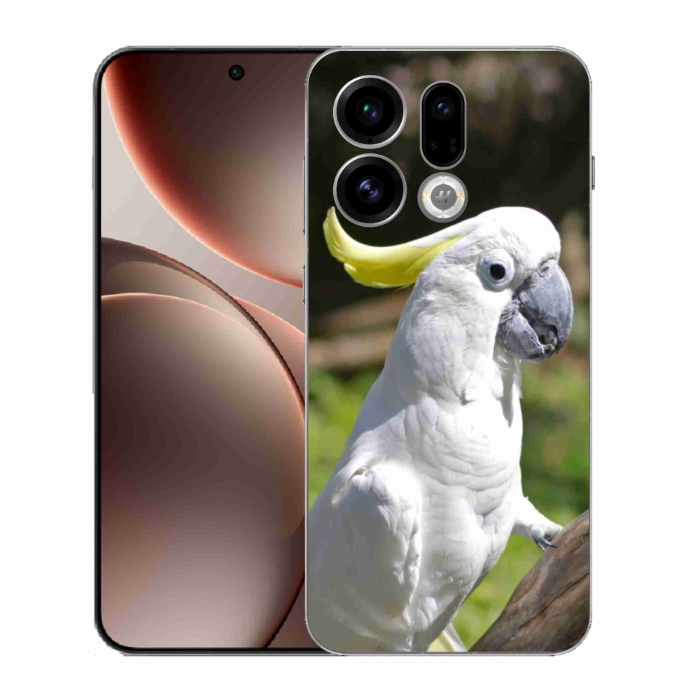 Gél borítás mmCase az Oppo Find X9-hez - papagáj kakadu 2