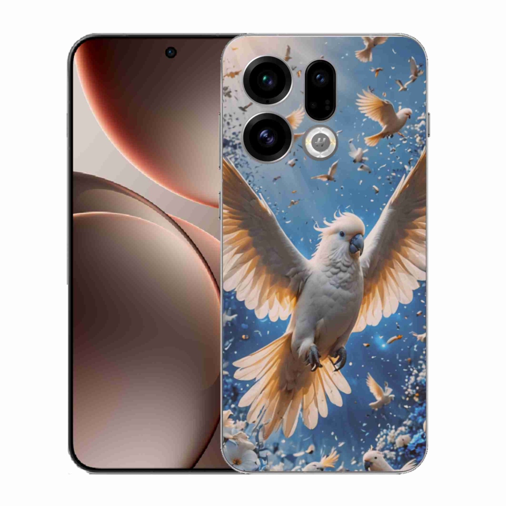 Gél borítás mmCase az Oppo Find X9-hez - papagáj kakadu
