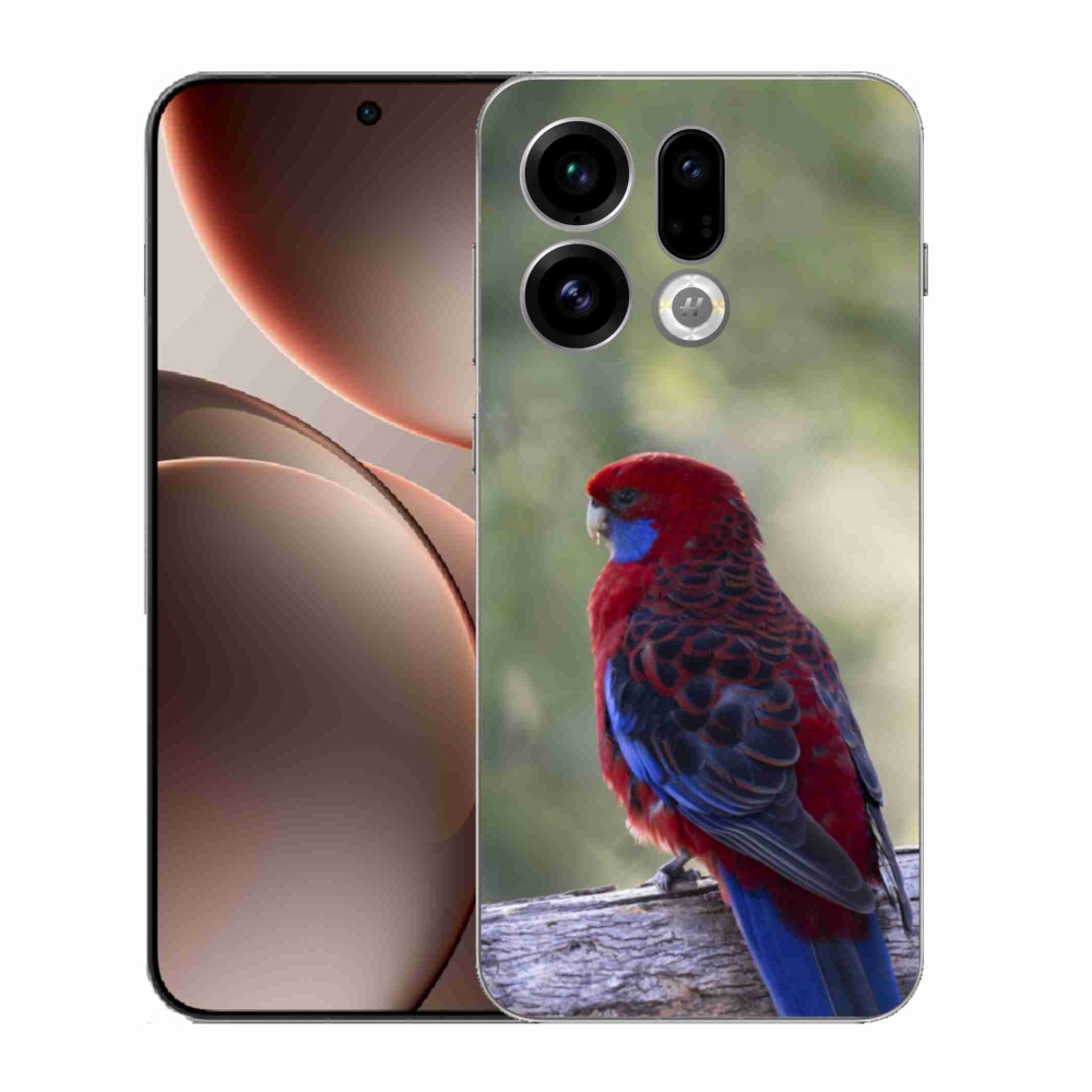 Gél borítás mmCase az Oppo Find X9-hez - papagáj rosela