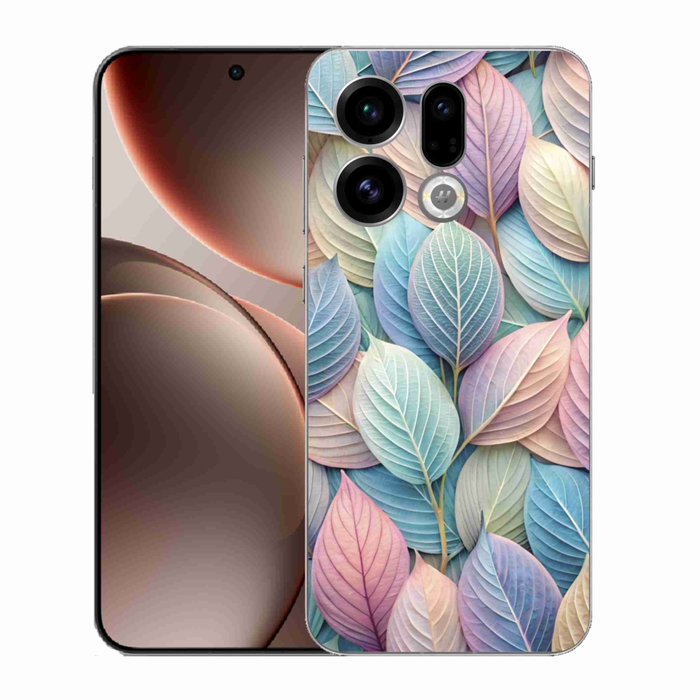 Gél borítás mmCase az Oppo Find X9-hez - pasztell levelek