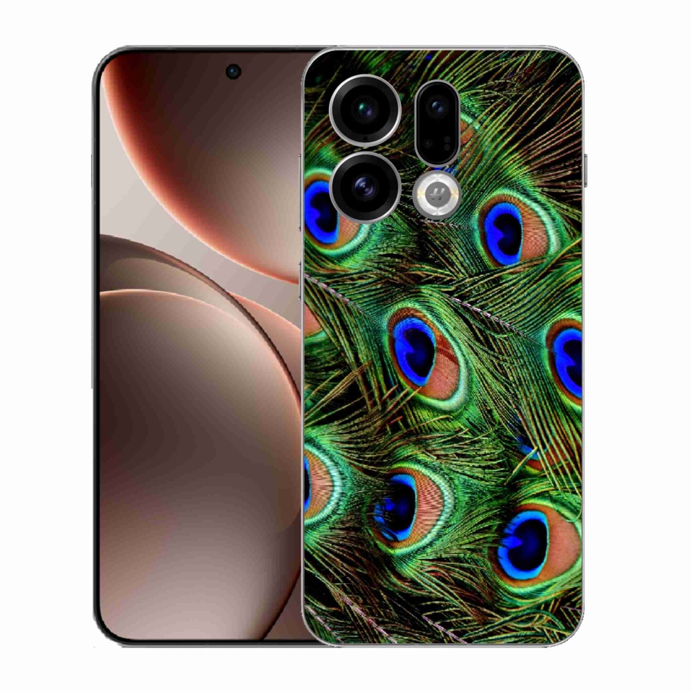 Gél borítás mmCase az Oppo Find X9-hez - pávatoll