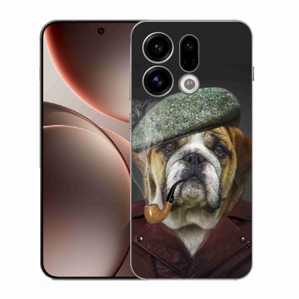 Gél borítás mmCase az Oppo Find X9-hez - kutya csővel