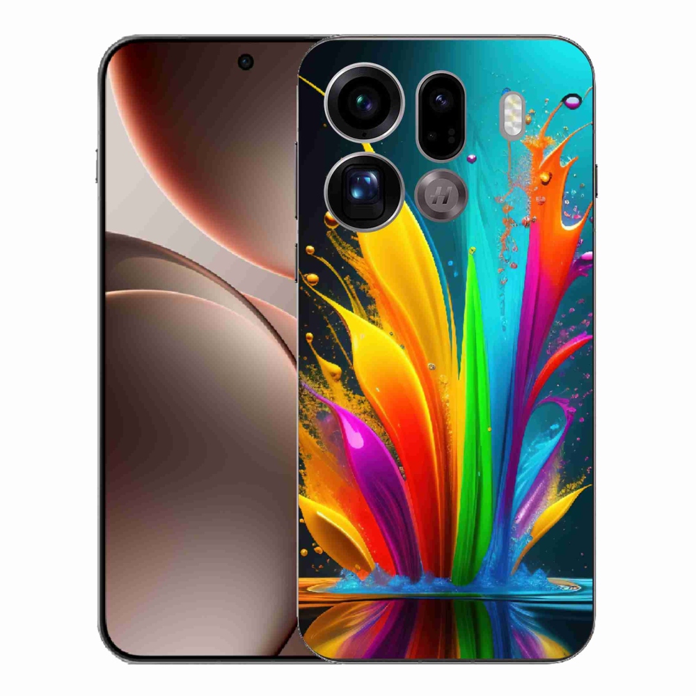 Gél borítás mmCase az Oppo Find X9 Pro számára - absztrakt motívum 1