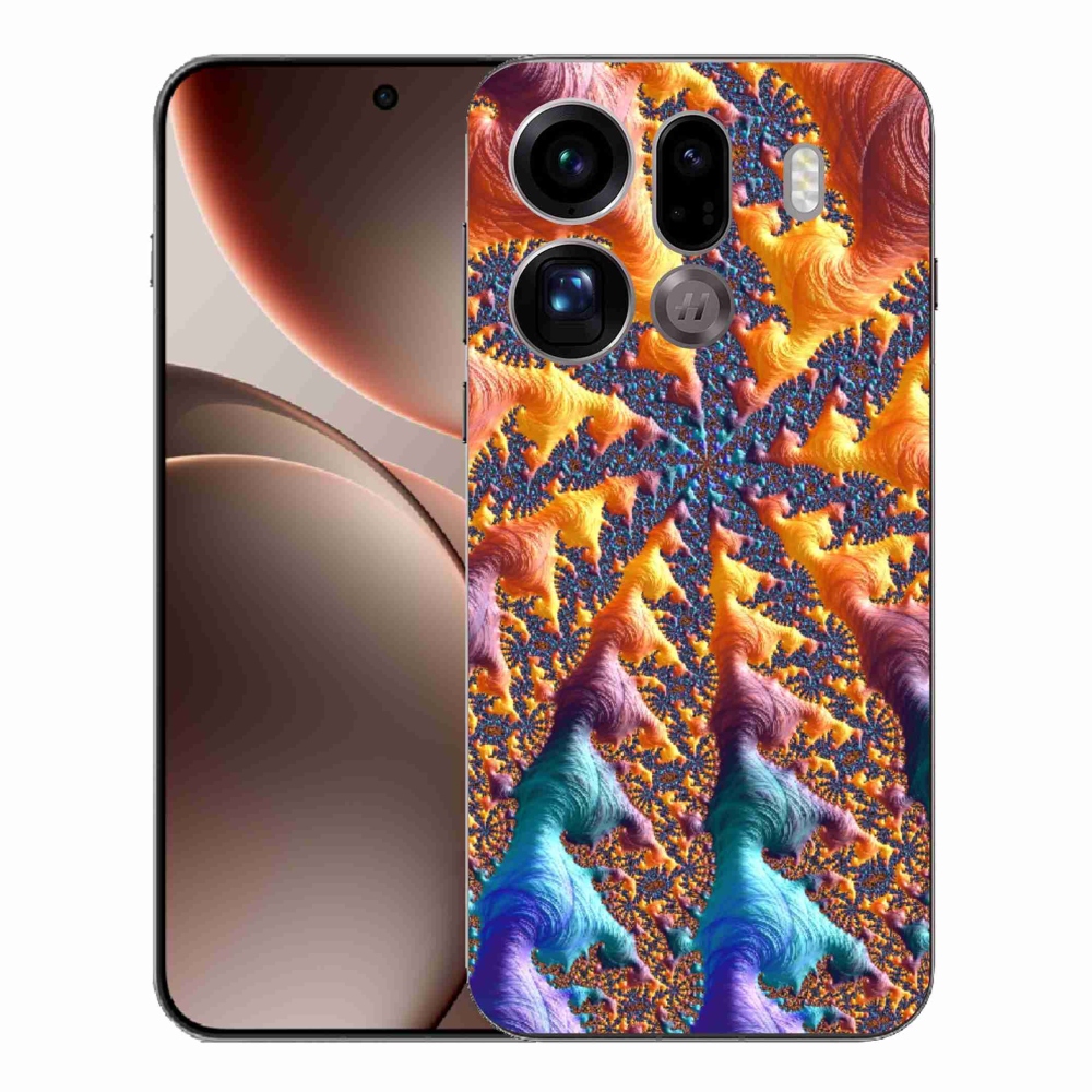 Gél borítás mmCase az Oppo Find X9 Pro számára - absztrakt motívum 23
