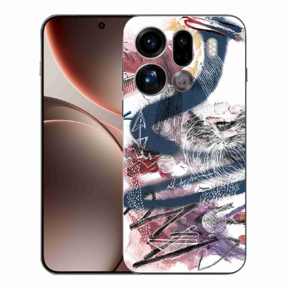 Gél borítás mmCase az Oppo Find X9 Pro számára - absztrakt motívum 28